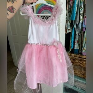 Pottery Barn Kids Pink and White Dance Costume